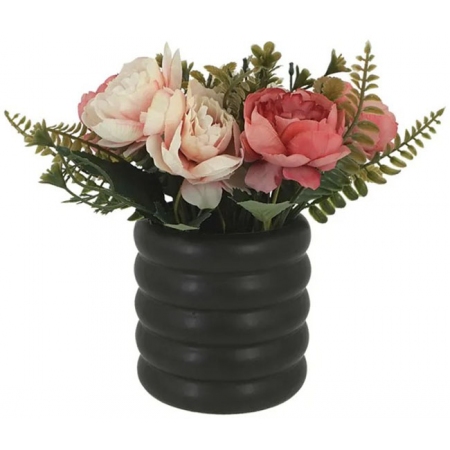 Φυτό διακοσμητικό σε γλαστράκι Παιώνιες ροζ 12x23εκ Marhome 23332