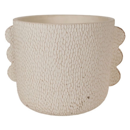 Κασπώ τσιμεντένιο εκρού 23x18x16εκ Marhome 06-20328