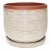 Κασπώ πήλινο μπεζ 21.5x19.5εκ Marhome 06-99062S