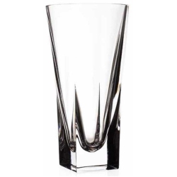 Βάζο κρυστάλλινο Fusion διάφανο 14x30εκ RCR 0012191