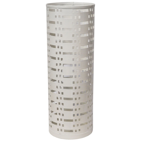 Ομπρελοθήκη μεταλλική λευκή 15x42.5εκ Newest 8077A-W