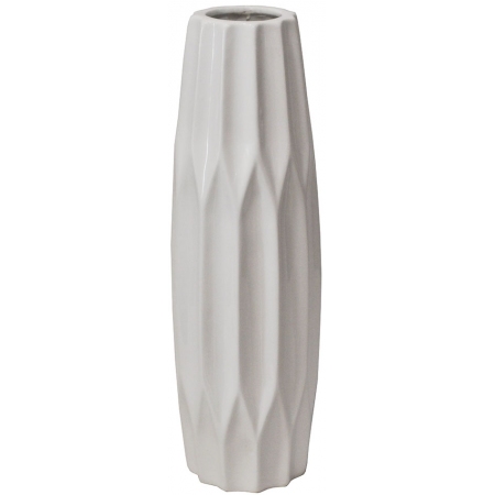 Βάζο κεραμικό λευκό 13x45εκ Newest 18958