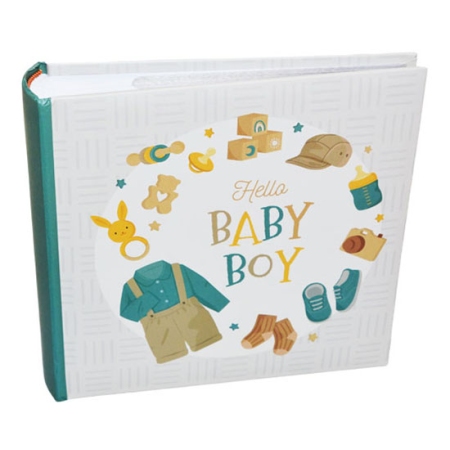 Άλμπουμ φωτογραφιών Baby boy 10x15εκ 200 θέσεις Δωρόσημο 18048