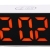 Ρολόι-ξυπνητήρι ψηφιακό λευκό-πορτοκαλί 11x3x4.5εκ Δωρόσημο 17181