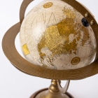 Υδρόγειος ξύλινη-μεταλλική καφέ-μπεζ 22x22x33εκ Estheti 752-19017