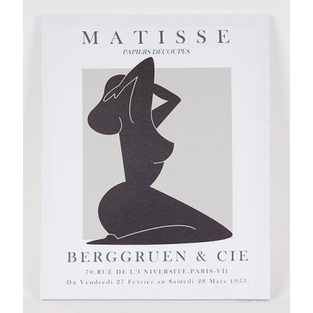 Πίνακας σε καμβά printed Γυναίκα λευκό-μαύρο 40x50εκ Estheti 812-20033