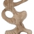 Διακοσμητικό επιτραπέζιο ξύλινο natural 13x5x27εκ Estheti 819-01879