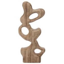 Διακοσμητικό επιτραπέζιο ξύλινο natural 16.5x5x37εκ Estheti 819-01880