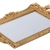Δίσκος πλαστικός με καθρέπτη χρυσός 33x20x4εκ Estheti 752-16108