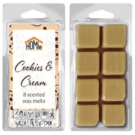 Αρωματικό wax melt 8 κύβοι Cookies and cream Homie 37-463