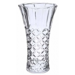Βάζο γυάλινο διάφανο 13.5x23.5εκ Diamonds DM010 