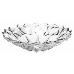 Μπωλ διακοσμητικό γυάλινο Rocks διάφανο 32x9εκ Yujing YJP-7041-1