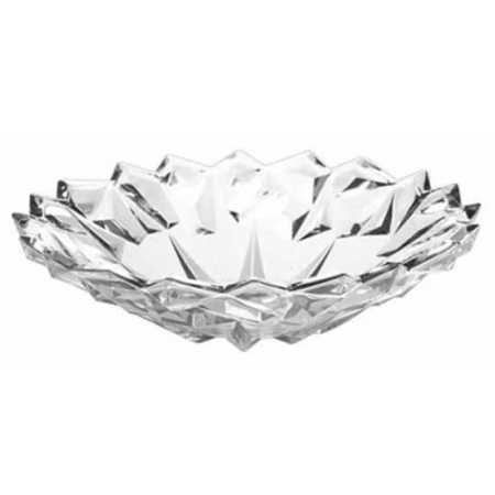 Μπωλ διακοσμητικό γυάλινο Rocks διάφανο 32x9εκ Yujing YJP-7041-1