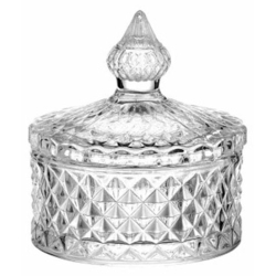 Φοντανιέρα γυάλινη διάφανη 8.5x9.5εκ Red cherry S515-1