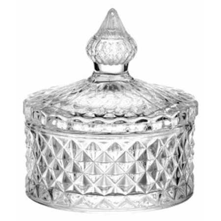 Φοντανιέρα γυάλινη διάφανη 8.5x9.5εκ Red cherry S515-1