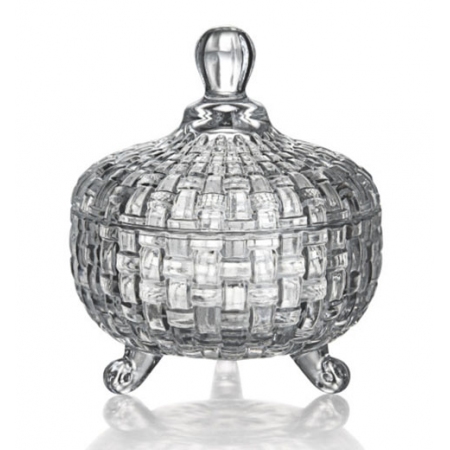 Φοντανιέρα γυάλινη διάφανη 15x17.5εκ Yujing 373446501