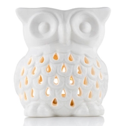 Αρωματιστής κεραμικός Κουκουβάγια λευκός 9x7.5x11εκ We luv aromas 702-0004