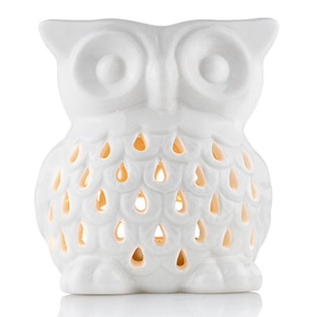 Αρωματιστής κεραμικός Κουκουβάγια λευκός 9x7.5x11εκ We luv aromas 702-0004