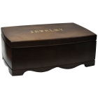 Μπιζουτιέρα ξύλινη καφέ 30x20x11εκ Sinialo 35-60-YPBS08B