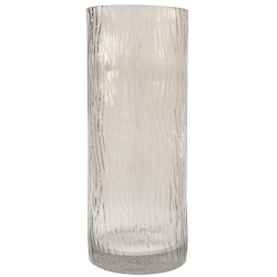 Βάζο γυάλινο διάφανο 14x35εκ Sinialo 25-85-V2977