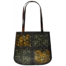 Διακοσμητικό τοίχου μεταλλικό Τσάντα αντικέ μπρονζέ 38x7x62εκ Sinialo 335-28-G17604