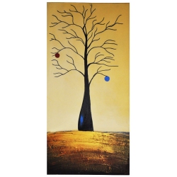 Πίνακας σε καμβά Δέντρο 50x100εκ Sinialo 35-98-ΥΗ135