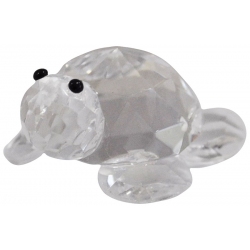 Διακοσμητικό κρυστάλλινο Χελώνα διάφανο 4.5x3.3x2εκ Sinialo 37-45-5015