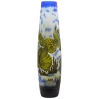 Βάζο γυάλινο μπλε-πράσινο 10x41εκ τ.Galle 4027