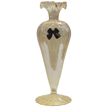 Βάζο διακοσμητικό γυάλινο μελί 8x22εκ Ottocento 5901385