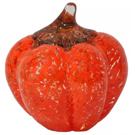 Διακοσμητικό κρυστάλλινο Κολοκύθα πορτοκαλί 7x7εκ Bohemia 5901435