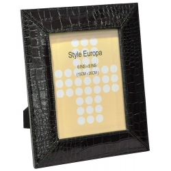 Κορνίζα δερματίνη Κροκό καφέ 15x20εκ Sinialo 37-48-1025177DΒ