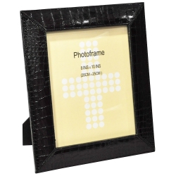 Κορνίζα δερματίνη Κροκό καφέ 20x25εκ Sinialo 37-48-1025178DB