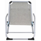 Καρέκλα παραλίας αλουμινίου πτυσσόμενη γκρι 70εκ Ankor 809523