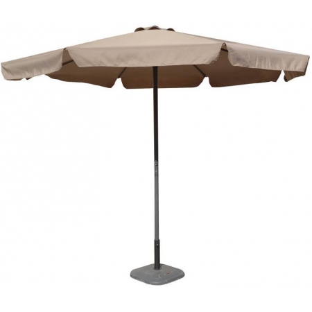 Ομπρέλα κήπου αλουμινίου με μηχανισμό μπεζ 3μ Ankor 778065