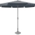 Ομπρέλα κήπου αλουμινίου με μηχανισμό σκούρο γκρι 3μ Ankor 816156
