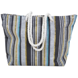 Τσάντα θαλάσσης υφασμάτινη μπλε-χρυσό 53εκ Ankor 816613