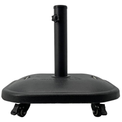 Βάση ομπρέλας με ρόδες μαύρη 25kg 50x50εκ Ankor 807789