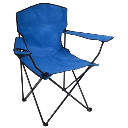 Καρέκλα παραλίας μεταλλική πτυσσόμενη μπλε 93x55x94εκ Ankor 843114