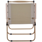 Καρέκλα παραλίας μεταλλική μπεζ 54x53x78εκ Ankor 843138