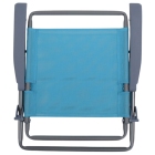 Καρέκλα παραλίας μεταλλική γαλάζια 56x55x70εκ Ankor 843183