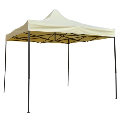 Κιόσκι μεταλλικό-υφασμάτινο μπεζ 3x3.2m Ankor 823659