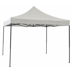 Κιόσκι μεταλλικό-υφασμάτινο εκρού 3x3.2m Ankor 851546
