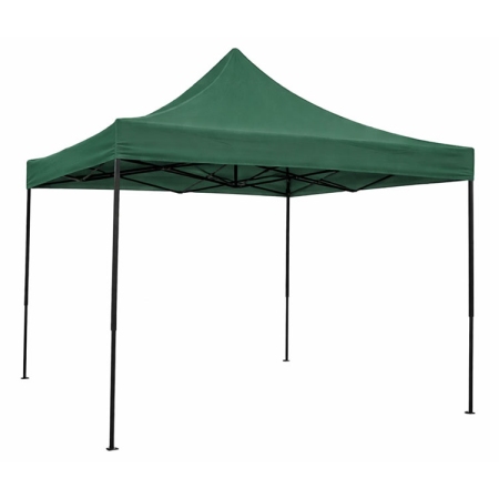 Κιόσκι μεταλλικό-υφασμάτινο σκούρο πράσινο 3x3.2m Ankor 851515