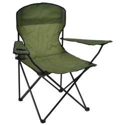 Καρέκλα παραλίας μεταλλική πτυσσόμενη λαδί 93x55x94εκ Ankor 851300