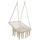 Πολυθρόνα με σχοινί εκρού 85x130εκ Inart 3-50-243-0015