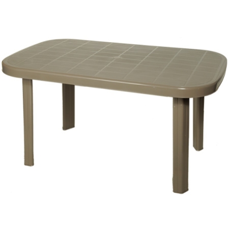Τραπέζι κήπου πλαστικό 142x82εκ Καραμέλα με αποσπώμενα πόδια Miltoplast 914