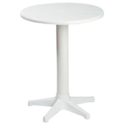 Τραπέζι πλαστικό λευκό 60x72εκ Miltoplast 919