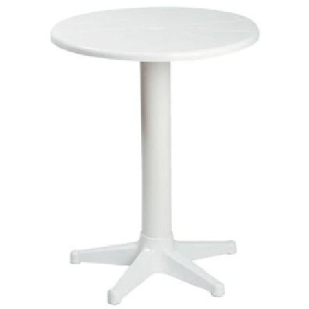 Τραπέζι πλαστικό λευκό 60x72εκ Miltoplast 919