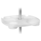 Βάση αναψυκτικών για ομπρέλα πλαστικό λευκό 43x43εκ Escape 12087