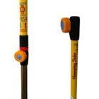 Κρουστικό κοντάρι ομπρέλας μαύρο/κίτρινο 22mm Golden fleece 10101